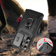 Puzdro pre Samsung Galaxy S25 Ultra, KickStand Camera Lens, čierne