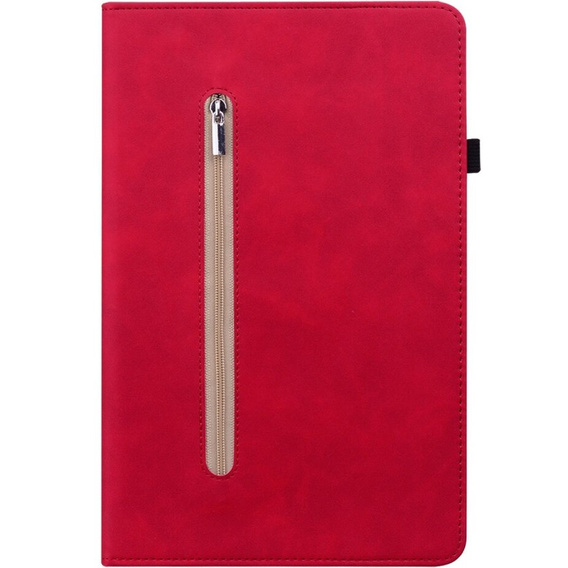 Obal na mobil pre Lenovo Tab M9, Wallet Pen Slot, červené