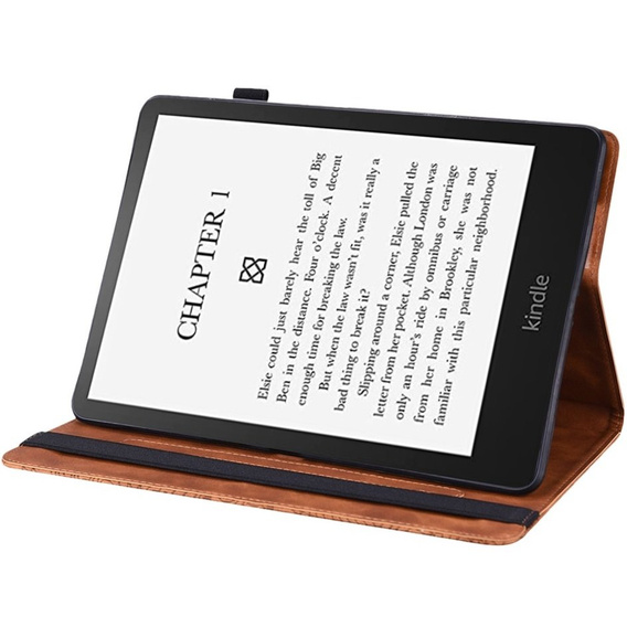 Puzdro s chlopňou pre Amazon Kindle Paperwhite 5 (2021), flower, modré