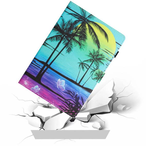 Puzdro pre Lenovo Tab M10 10.1 Gen 3, s chlopňou, coconut tree