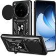Obal na mobil pre Oppo Find X8 Pro, CamShield Slide, čierne