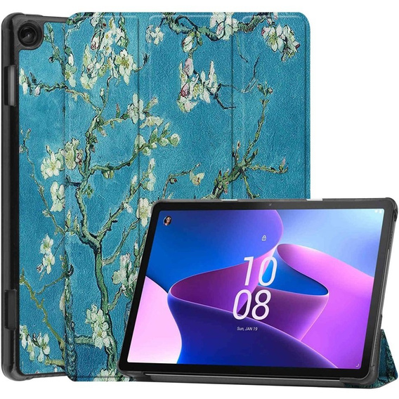 Puzdro pre Lenovo Tab M10 10.1 Gen 3 TB-328FU/TB-328XU, Smartcase, Flowers