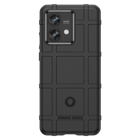 Obal na mobil pre Motorola Edge 40 Neo, Rugged Shield, čierne