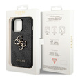 GUESS Obal na mobil pre iPhone 14 Pro, 4G Big Metal Logo, sivé