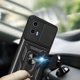 Obal na mobil pre Motorola Moto G24 / G24 Power / G04, CamShield Slide, čierne