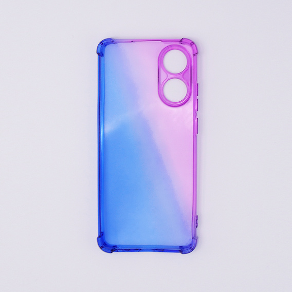 Puzdro pre Oppo A78 4G, Gradient Dropproof, Fialová / modrá