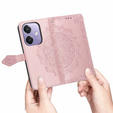 Klapkové puzdro pre Oppo A40 / Oppo A40m, Mandala, ružové rose gold