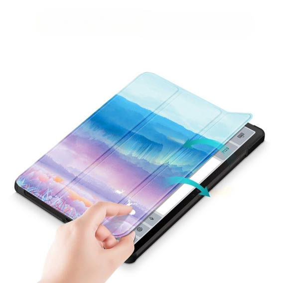Obal na mobil pre Samsung Galaxy Tab S9, Smartcase Hybrid Pen Slot, deer fantasy
