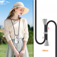 Puzdro pre Samsung Galaxy S25+ Plus, Electro MagSafe, čierne + šnúrka