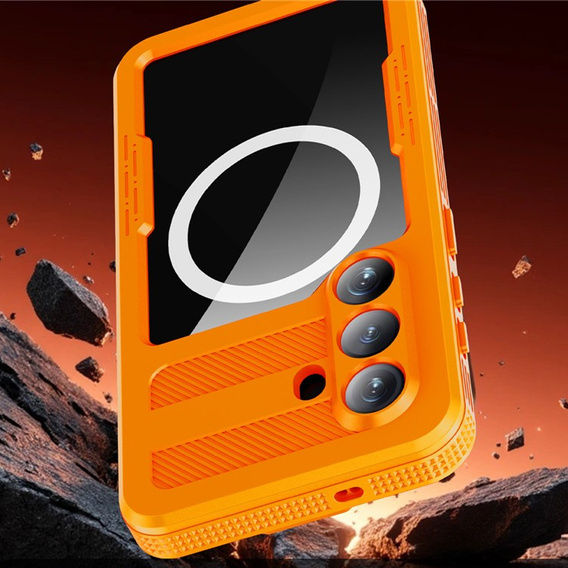 Vodotesné puzdro REDPEPPER pre Samsung Galaxy S26, oranžové