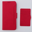 Klapkové puzdro pre Motorola Moto G54 5G, Card Slot, červené