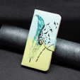 Klapkové puzdro pre Realme C55, Wallet, feather, modré