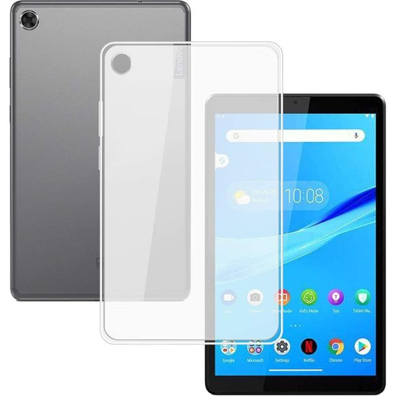 Puzdro pre Lenovo Tab M8 / M8 G2 (TB-8505F/8505X / TB-8705F/TB-8705L), silikónové, priehľadné