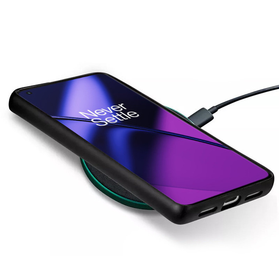 Obal na mobil pre OnePlus 11 5G, Leather Hybrid MagSafe, zelený