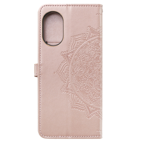 Klapkové puzdro pre Oppo A38 4G / Oppo A18 4G, Mandala, ružové rose gold