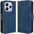 Klapkové puzdro pre Xiaomi Redmi Note 14 4G, Card Slot, tmavomodré