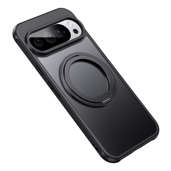 Puzdro pre Google Pixel 10 Pro XL , pre MagSafe, so stojanom, čierne