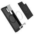 Puzdro Spigen pre Samsung Galaxy S25 Ultra, Core Armor MagSafe, čierne + tvrdené sklo 9H