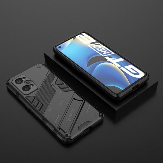 Puzdro pre Realme GT 2 5G / GT Neo 2 / GT Neo 3T, Military kickstand, modré