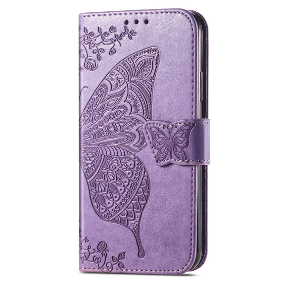 Klapkové puzdro pre Samsung Galaxy A16, Butterfly, fialové