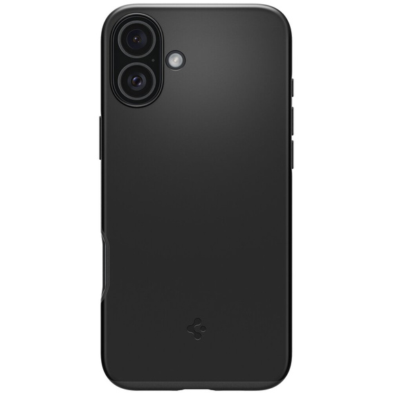 Puzdro Spigen pre iPhone 16 Plus, Thin Fit Mag, sivé + tvrdené sklo 9H