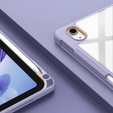 Puzdro pre iPad 10.9" 2022 (10 gen.), Smartcase Hybrid, so slotom na stylus, Marble fialové