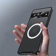 Ochranné puzdro na fotoaparát pre Google Pixel 8, CamShield MagSafe, transparentné / čierne