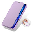 Puzdro Dux Ducis pre iPhone 17 Pro, Skin X Pro, s chlopňou, pre MagSafe, fialové