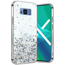 Obal na mobil pre Samsung Galaxy S8+ Plus, Glittery, priehľadné