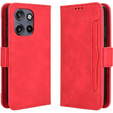 Klapkové puzdro pre Motorola Edge 50 Neo / Motorola ThinkPhone 25, Card Slot, červené