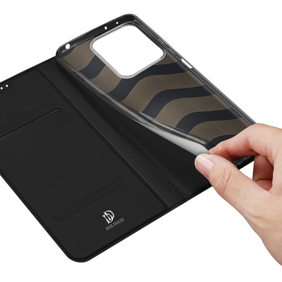 Dux Ducis Obal na mobil pre Xiaomi Redmi Note 13 5G, Skinpro, čierne