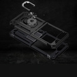 Pancierované obal na mobil pre Samsung Galaxy Z Flip7 FE / Z Flip6, Nox Case Ring, čierne