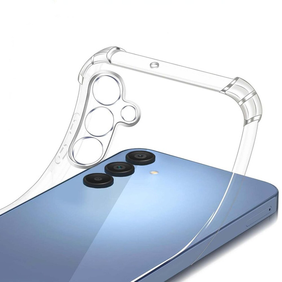 Obal na mobil pre Samsung Galaxy A35 5G, Dropproof, priehľadné