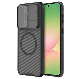 Nillkin CamShield Pro magnetické puzdro pre Samsung Galaxy A57 5G, priehľadné/čierne