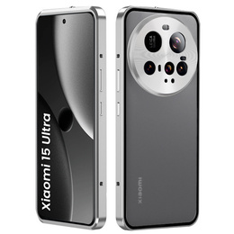 Puzdro pre Xiaomi 15 Ultra, Frame Case, strieborné