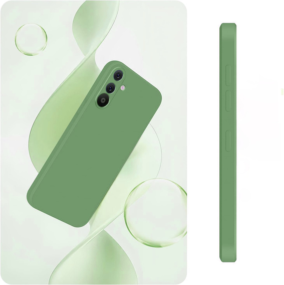 Obal na mobil pre Samsung Galaxy A36 5G, Silicone Lite, zelený