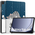 Puzdro pre Samsung Galaxy Tab A9+, Smartcase, sleeping cat