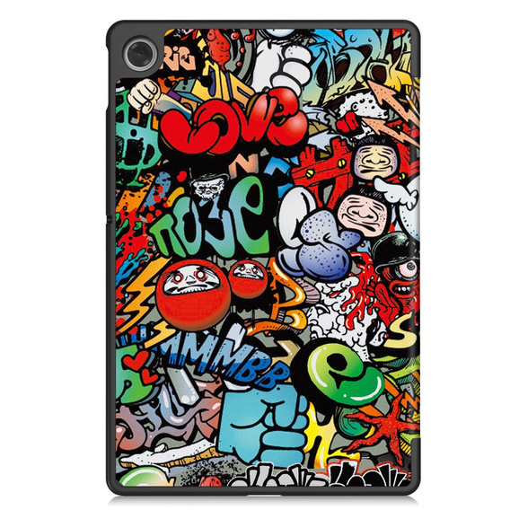Puzdro pre Lenovo Tab TB311FU, Smartcase, graffiti
