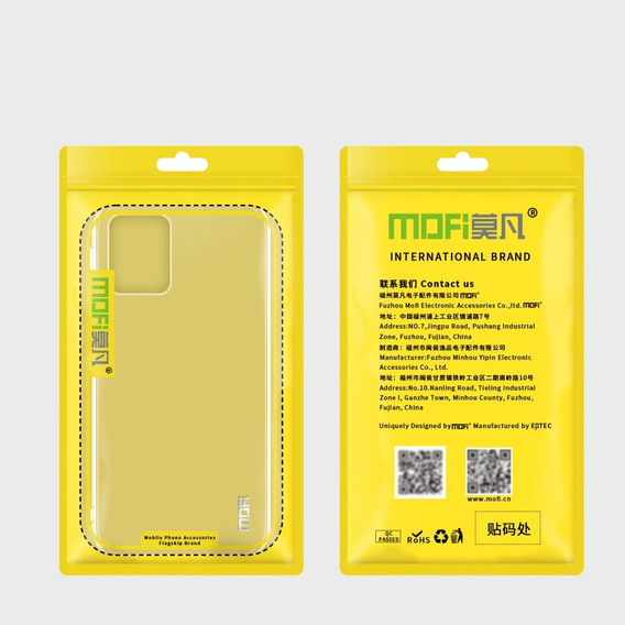 Puzdro MOFI pre Motorola Moto G13 / G23 4G, tenké, priehľadné