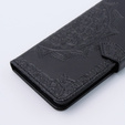 Klapkové puzdro pre Motorola Moto G54 5G, Mandala, čierne