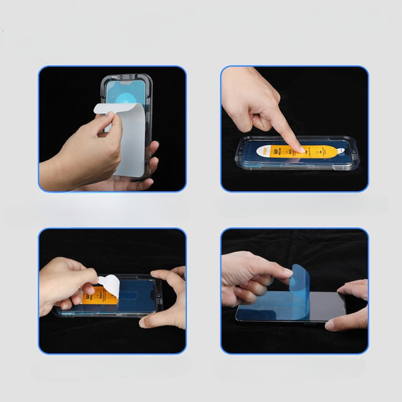 ENKAY Tvrdené sklo pre Google Pixel 9 Pro, čierne