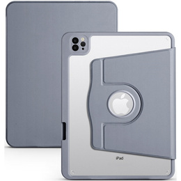 Puzdro pre iPad Pro 11" 2022/2021/2020 (4/3/2 gen.), s priestorom pre stylus, otočné o 360°, fialové