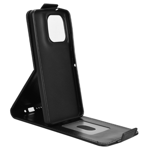Flipové puzdro pre Xiaomi Redmi 15 5G / 4G, flipové puzdro, čierne