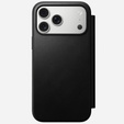 Puzdro Nomad pre iPhone 17 Pro Max, Modern Leather Folio, čierne