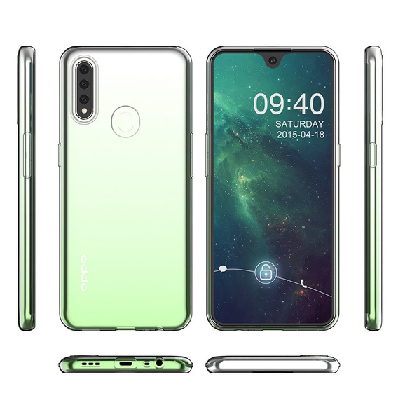 Tenké puzdro pre Oppo A31 2020, Slim, priehľadné