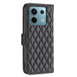 Klapkové puzdro pre Xiaomi Redmi Note 13 Pro 5G, Wallet, BINFEN COLOR, čierne
