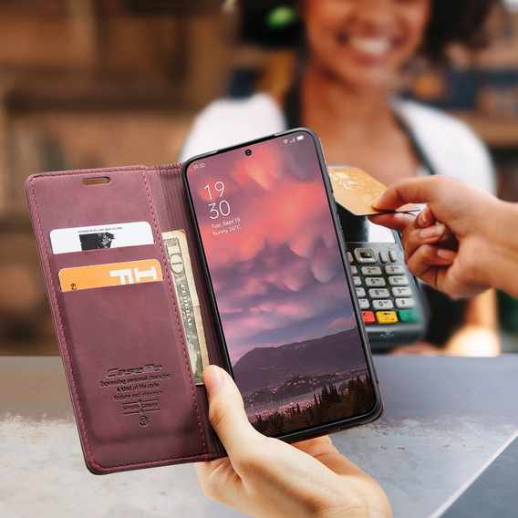 Puzdro CASEME v štýle peňaženky pre OnePlus 15