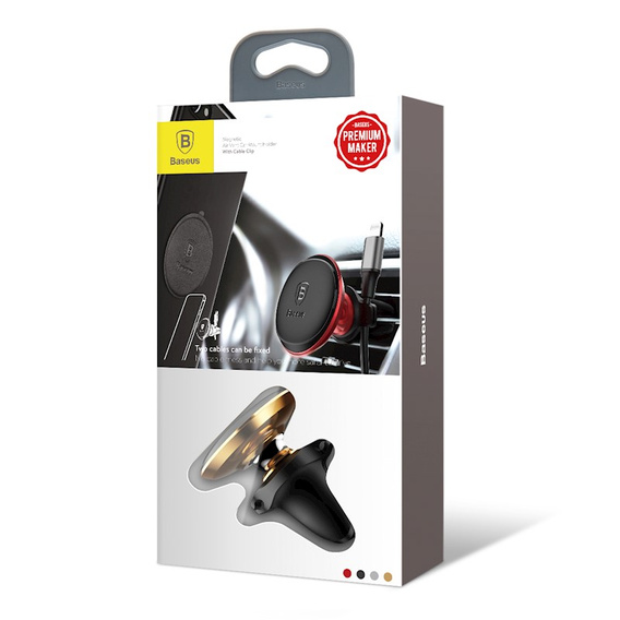 Magnetický držiak Baseus do ventilácie – čierny