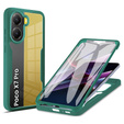 Puzdro pre Xiaomi Poco X7 Pro 5G, Shockproof, s fóliou, zelený