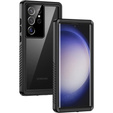 Vodotesné puzdro IP68 pre Samsung Galaxy S23 Ultra, čierne